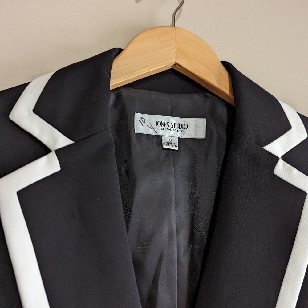 Vintage contrast blazer - Picture 4 of 8